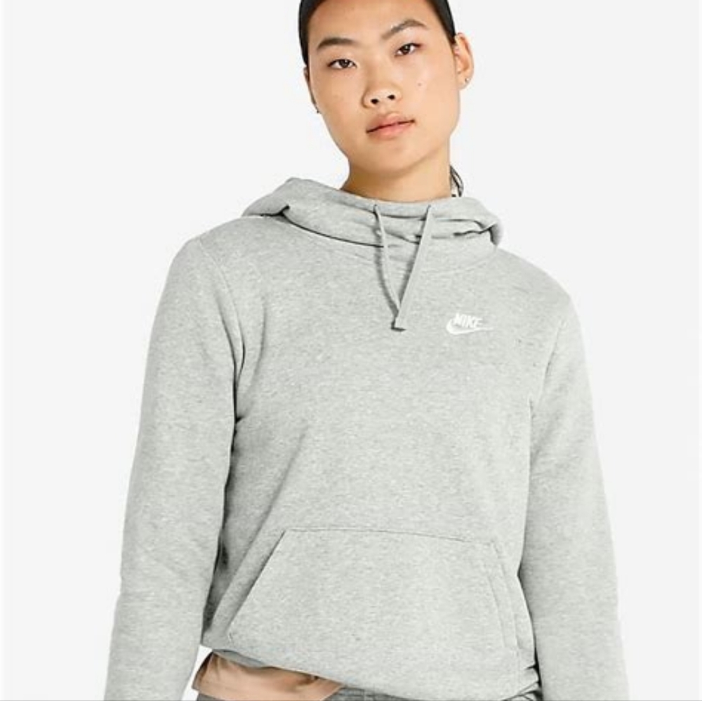 Nike Cowl Gray Sweatshirt Hoodie